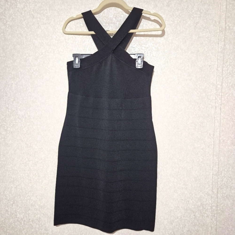 NWT EXPRESS Elegant Black Bandage Mini Dress...Size:L